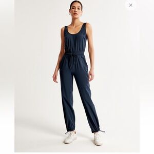 Abercrombie & Fitch Navy Jumpsuit
